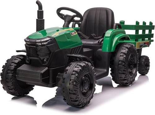 Kid electric ride tractor - ride, on